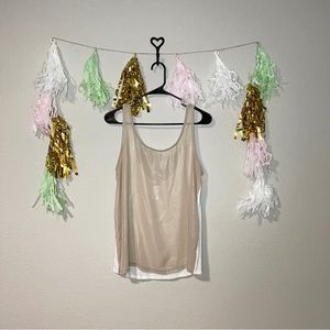 Charming Charlie Shimmer Tank Top